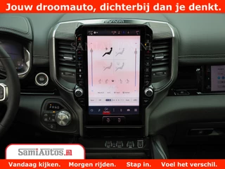 Dodge Ram 1500 Dodge Ram 1500 Laramie Night | Face Lift | 420Pk 636 Nn | Extra Groot Scherm + Passagiers Scherm | Comfortabele Dubbele Cabine met Royale 5 Zitplaatsen | BPM vrij | Nu Leverbaar uit Voorraad | Voorraad Nr  2220 - 5039 - afbeelding nr 43