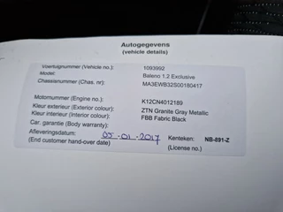 Suzuki Baleno Suzuki Baleno 1.2 Exclusive 5-drs Airco NL-auto trekhaak Stoelverw. - afbeelding nr 21
