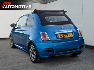 Fiat 500 Fiat 500 S Cabriolet - Sportuitvoering, Leer, Laser Blu, Facelift - afbeelding nr 5