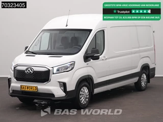 Maxus eDeliver9 Elektrisch 72kWh 288km WLTP Stad 204PK Snelladen L3H2 LED Airco Cruise Camera Parkeersensoren Euro6 L3 Airco Cruise control