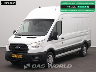 Ford Transit 170pk Automaat Hoog Dak L3H3 Trekhaak Airco Cruise Camera Parkeersensoren v+a Euro6 L3 Airco Trekhaak Cruise control