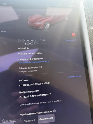 Tesla Model S Tesla Model S 100D Pano schuifdak premium interior CCS mcu2 - afbeelding nr 21
