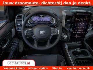 Dodge Ram 1500 Dodge Ram 1500 Laramie Night | Face Lift | 420Pk 636 Nn | Extra Groot Scherm + Passagiers Scherm | Comfortabele Dubbele Cabine met Royale 5 Zitplaatsen | Nu Leverbaar uit Voorraad | Voorraad Nr 2223 - 5047 - afbeelding nr 12