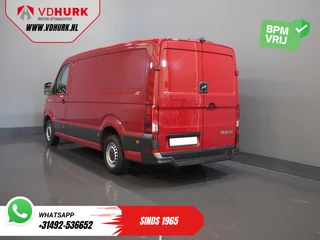 MAN TGE MAN TGE 2.0 TDI L3H2 BPM VRIJ! 3 Pers./ 2.5t Trekverm./ Carplay/ Betimmerd/ Cruise/ Navi/ Camera - afbeelding nr 2