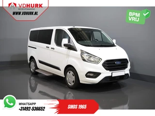 Ford Transit Custom Tourneo 2.0 TDCI € 25.717,- incl. BTW/BPM Trend Combi/ Kombi/ 9 Persoons/ 9 P/ Cruise/ PDC/ Airco