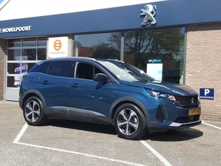 Peugeot 3008 GT 1.2-130pk AUTOMAAT/EAT8 Navigatie| Trekhaak | Apple Carplay & Android Auto | KEYLESS | Elektrische stoel&massage | Achteruitrijcamera | Dodehoek|BT
