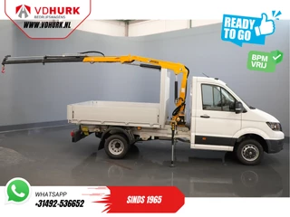 Volkswagen Crafter Volkswagen Crafter 50 165 pk Effer 352S Kraan/ Crane/ Kran/ Autokran/ PTO/ Open laadbak/ Dubbel Lucht - afbeelding nr 37