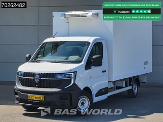 Renault Master Renault Master 170PK -15 Vries Koelwagen 2025model Achterdeuren Thermo King V200 MAX 220V stekker LED Koel Koeler Vries Kühlwagen Kühlkoffer Frigo 18m3 Airco Cruise control - afbeelding nr 1