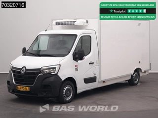 Renault Master 145PK Bi-Temp Lamberet Koelwagen Vriezer Thermo King V-300 MAX SP LED Airco Cruise Parkeersensoren Euro6 Koel Koeler Bakwagen Gekoeld Kühl Kühler Kühlwagen Kühlkoffer Vries Vriezer Vrieswagen Frigo Airco Cruise control