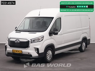 Maxus eDeliver9 Elektrisch 72kWh 288km WLTP Stad 204PK Snelladen L3H2 LED Airco Cruise Camera Parkeersensoren Euro6 L3 Airco Cruise control
