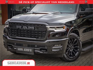 Dodge Ram 1500 Dodge Ram 1500 Limited Demo Night High Output 540HP 706Nm | Massage + Full Option | De Meest Luxe en Volle Pick-Up in zijn Klasse | Comfortabele Dubbele Cabine met Royale 5 Zitplaatsen | BPM vrij | Nu Leverbaar uit Voorraad | Voorraad Nr 2263 - V76JVF - afbeelding nr 2