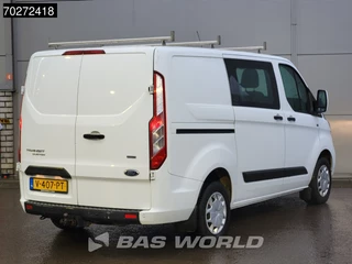 Ford Transit Custom Ford Transit Custom 105pk Dubbel Cabine Imperiaal Trekhaak Airco Cruise Parkeersensoren Euro 6 L1H1 Doka Mixto 4m3 Airco Dubbel cabine Trekhaak Cruise control - afbeelding nr 5