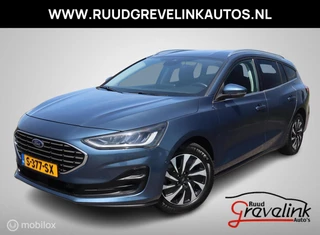 Ford Focus Wagon EcoBoost Hybrid MHEV 125 PK H6 (FACELIFT MODEL) Titanium Style Navi|Parkassist|Stoel&Stuurverw|Camera|Chroom|DonkerGlas|Clima