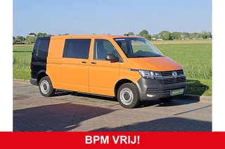 Volkswagen Transporter T6.1 L2H2 Dubbel Cabine Airco 150Pk Automaat Trekhaak Deuren 1e Eigenaar NAP Euro6! - afbeelding nr 4