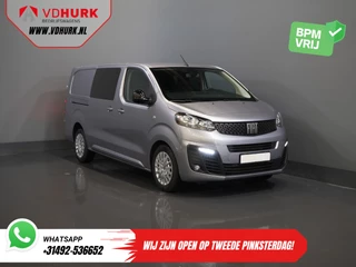 Fiat Scudo 2.0 MJ 145 pk DC Dubbel Cabine 6 Pers./ Camera/ Cruise/ PDC/ DAB/ Airco