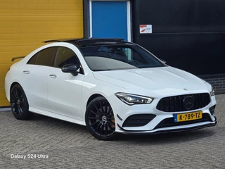 Mercedes-Benz CLA 250 AMG 45 Look / Aut / 224 PK / Memory / Elek Stoelen / Navi / Camera / Sfeerverlichting / Panoramadak