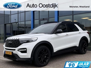 Ford Explorer 3.0 V6 EcoBoost PHEV ST-Line 457PK Afn. Trekhaak Parelmoerkleur Zwart Dak Panodak Massagestoelen/Geheugen 7 Persoons Vol Leder 360 Camera B&O Stoelverwarming/koeling *Full Options*