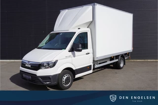 MAN TGE 180pk Dubbellucht Bakwagen Laadklep Apple Carplay Cruise control Airco 3-Zits Multifunctioneel stuurwiel Meubelbak Koffer LBW