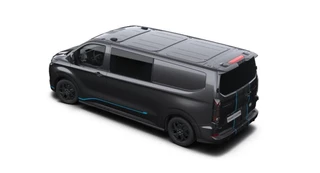 Ford Transit Custom Ford Transit Custom 320 2.5 PHEV L2H1 Sport DC 233pk | | Dubbele Cabine | Dubbele zijschuifdeur | Inklapbare trekhaak | 19 inch lichtmetalen Sport velgen (mat zwart) | Verwarmbaar stuurwiel | Navigatie systeem - afbeelding nr 6