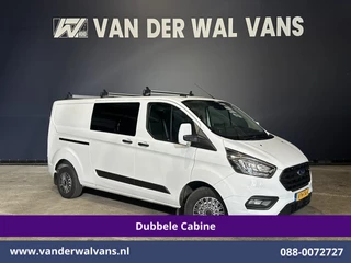 Ford Transit Custom 2.0 TDCI 130pk L2H1 Dubbele Cabine Euro6 Airco | 6-Zits | Camera | LED | Cruisecontrol | 2800kg Trekhaak