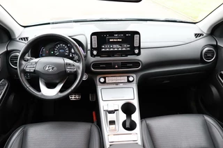 Hyundai Kona Hyundai Kona EV Premium 64 kWh leder stoelverwarming+koeling adaptive cruise & climate control carplay android auto krell - afbeelding nr 5