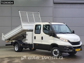 Iveco Daily Iveco Daily 35C16 3.0L Kipper Dubbel Cabine met Kist 3,5t trekhaak Dubbellucht Navi Airco Cruise Tipper Benne Kieper Airco Dubbel cabine Trekhaak Cruise control - afbeelding nr 5