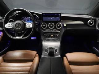 Mercedes-Benz C-Klasse Mercedes-Benz C-Klasse Coupé 200 AMG [SFEERVERLICHTING, APPLE CARPLAY, ANDROID, CAMERA, VOL LEDER, CRUISE, STOELEN ELEKTRISCH, FLIPPERS, NIEUWSTAAT] - afbeelding nr 5