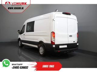 Ford Transit Ford Transit 2.0 TDCI 130 pk L3H2 DC Dubbel Cabine 7 Pers./ Riem V.V./ Adapt. Cruise/ CarPlay/ PDC/ Navi/ Camera/ Airco/ Trekhaak - afbeelding nr 2