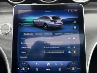 Mercedes-Benz C-Klasse Mercedes-Benz C-klasse 300 e AMG Line Adaptive cruise control Climate control Navi Apple / Android Leder/Alcantara - afbeelding nr 38