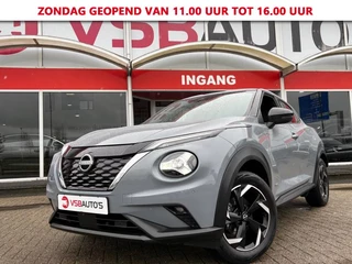 Nissan Juke 1.6 HYBRID 143PK AUT. NARDO-GREY NAVI CARPLAY CAMERA AIRCO LMV PDC