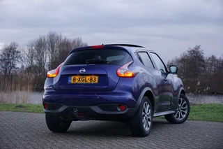 Nissan Juke Nissan Juke 1.2 DIG-T S/S Tekna | Ink Blue | Schuif-/Opendak/Leder/NAV/LED - Gaaf! - afbeelding nr 6