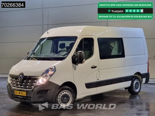 Renault Master Renault Master 110PK L2H2 Dubbel Cabine Airco Cruise Trekhaak Doka Mixto 7m3 Airco Dubbel cabine Trekhaak Cruise control - afbeelding nr 1