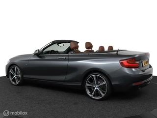 BMW 2 Serie BMW 2-serie Cabrio 220i Sport Aut8 184Pk | NL Auto | Bruin-leder | clima | 19-breed set | xenon | Trekhaak | M-stoelen | TOPSTAAT - afbeelding nr 4