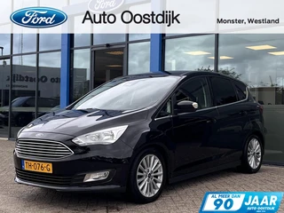 Ford C-MAX 1.0 Titanium 125PK Camera Voorruitverwarming Carplay Cruise Control Climate Navi Parkeersensoren *Dealer Onderhouden*