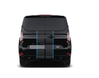 Ford Transit Custom Ford Transit Custom 320 2.5 PHEV L2H1 Sport DC 233pk | | Dubbele Cabine | Dubbele zijschuifdeur | Inklapbare trekhaak | 19 inch lichtmetalen Sport velgen (mat zwart) | Verwarmbaar stuurwiel | Navigatie systeem - afbeelding nr 6