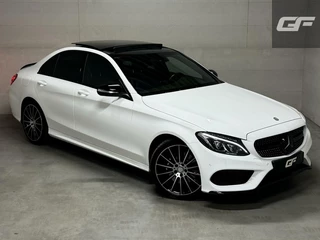 Mercedes-Benz C-Klasse Mercedes C-klasse 400 4MATIC V6 AMG Pano Burmester HUD Lucht - afbeelding nr 2