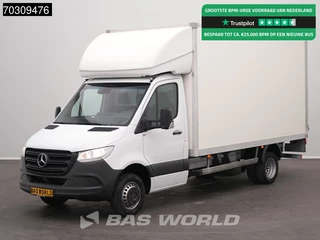 Mercedes-Benz Sprinter 514 CDI Laadklep Zijdeur Dubbellucht Bakwagen Airco Cruise MBUX CarPlay Euro6 Meubelbak Koffer Airco Cruise control