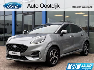 Ford Puma 1.0 EcoBoost Hybrid ST-Line X 125PK Automaat Trekhaak Winterpack Camera Cruise Navi B&O Climate Keyless Elek. Achterklep Full-LED Privacy Glass *Sportieve looks*