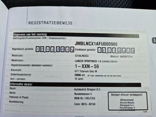 Mitsubishi Lancer Mitsubishi Lancer Sportback 1.6 Limited Edition NL-auto Climate Cruise Stoelverw Dealer OH - afbeelding nr 23