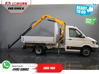 Volkswagen Crafter Volkswagen Crafter 50 165 pk Effer 352S Kraan/ Crane/ Kran/ Autokran/ PTO/ Open laadbak/ Dubbel Lucht - afbeelding nr 32