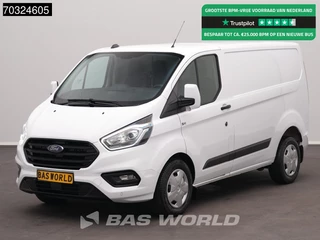 Ford Transit Custom 130PK Automaat L1H1 LED Xenon Airco Cruise Parkeersensoren Euro6 L1 Kompakt Airco Cruise control