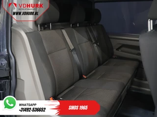 Volkswagen Transporter Volkswagen Transporter T6.1 2.0 TDI 150 pk DSG Aut. L2 DC Dubbel Cabine (DEMO) BPM VRIJ! Adapt. Cruise/ 2.5t Trekhaak/ NAVI/ Carplay/ PDC/ LMV/ Airco - afbeelding nr 24