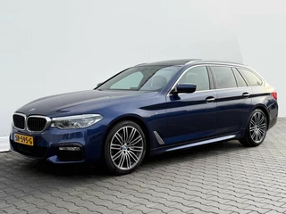 BMW 5 Serie BMW 5-serie Touring 520i 184pk High Executive M-Sport | Panoramadak | Cognac leder | Harman/Kardon | Trekhaak - afbeelding nr 9