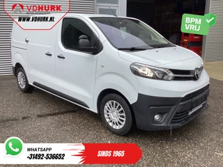 Toyota ProAce Worker 2.0 145 pk Aut. L2 Adapt.Cruise/ Standkachel/ Stoelverw./ Carplay/ Camera/ Inrichting/ Trekhaak/ Airco