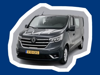 Renault Trafic 2.0 Blue dCi 130 T29 L2H1 Advance DC Led Dubbele cabine Trekhaak Camera Lichtmetaal Parkeersensoren Carplay