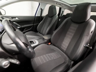 Peugeot 308 (PANORAMADAK, APPLE CARPLAY, GROOT NAVI, 360 CAMERA, LEDER, SPORTSTOELEN, ADAPTIVE CRUISE, GETINT GLAS, TREKHAAK, LANE ASSIST, NIEUWSTAAT) - afbeelding nr 14