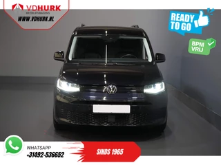 Volkswagen Caddy Volkswagen Caddy Cargo Maxi 2.0 TDI Black Edition 125 pk DSG Aut. BPM VRIJ! Ready2Go Leder/ Adapt. Cruise/ Virtual Cockpit/ Standkachel/ LED/ Stoelverw./ Navi - afbeelding nr 7