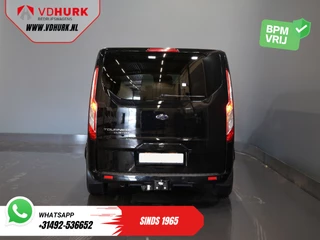 Ford Transit Custom Ford Transit Custom 2.0 TDCI 130 pk Aut. L2 Trend BPM VRIJ! DC Dubbel Cabine 2x Schuifdeur/ Leder/ Elek.Stoel/ Raptor grill/ Stoelverw/ Navi/ Carplay/ Camera/ PDC/ Cruise/ Trekhaak/ Airco - afbeelding nr 6
