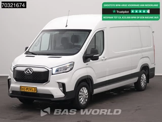 Maxus eDeliver9 Elektrisch 72kWh 288km WLTP Stad 204PK Snelladen L3H2 LED Airco Cruise Camera Parkeersensoren Euro6 L3 Airco Cruise control