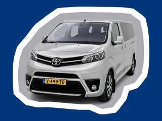Toyota ProAce Worker 2.0 D-4D Dynamic Long Verso DC 177pk Panorama dak Navigatie Schuifdeur L+R Dubbele cabine Camera Trekhaak